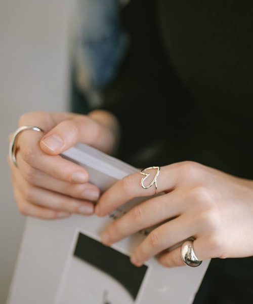 リング シルバー925 指輪 ハート 金属アレルギー対応【Loviella ロヴィエラ】（リング）｜Ops.（オプス）