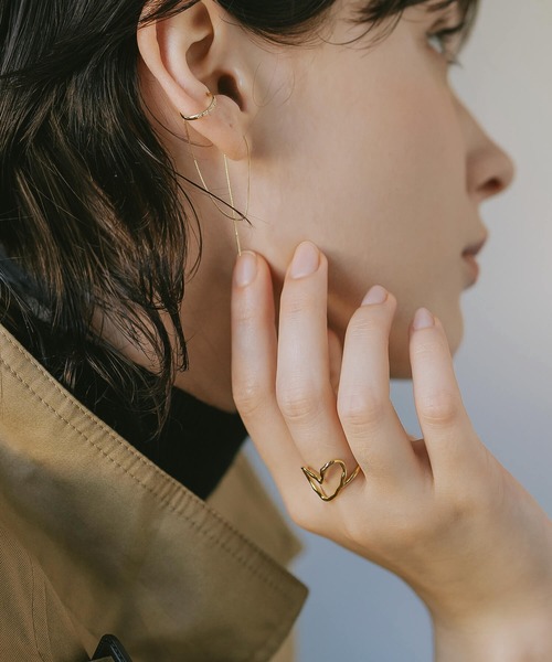 リング シルバー925 指輪 ハート 金属アレルギー対応【Loviella ロヴィエラ】（リング）｜Ops.（オプス）