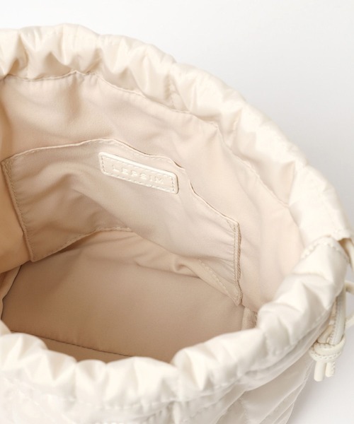 LEPSIM(レプシィム)の「キルティングミニ巾着 290388(ショルダーバッグ・レディース・ライトカーキ/ブラック/アイボリー/マルーン・ONE SIZE)」の21枚目の写真