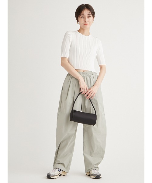 emmi（エミ）の「ナイロンチューブミニバッグ（ハンドバッグ・レディース・ブラック/ホワイト/レッド/ライトブルー・FREE）」の13枚目の写真