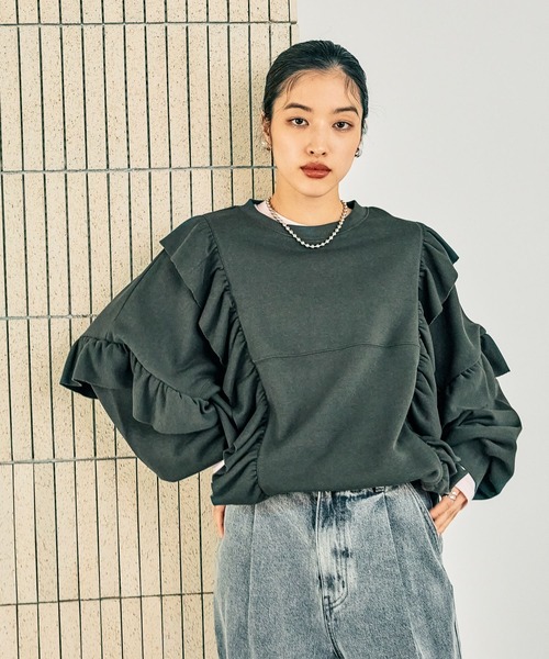 ふったん様のお専用ページです LEPSIM（レプシィム）の「フリルスウェットプルオーバー 150586