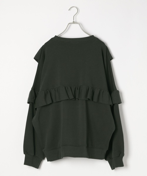 kemh5557 　　11枚口 セール】フリルスウェットプルオーバー 150586（スウェット）｜LEPSIM