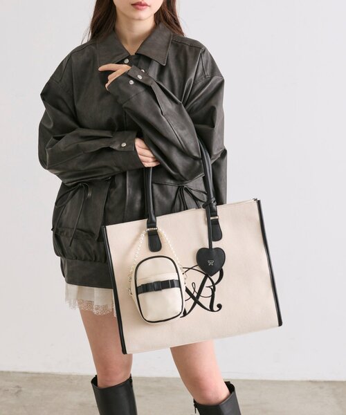 OLIVE des OLIVE（オリーブデオリーブ）の「【推し活】Aimerianejoieちびぬいバッグ（ポーチ・レディース・ピンク/グレイッシュベージュ/ブラック・FREE）」の16枚目の写真