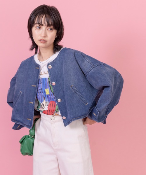 某メーカー セットアップ デニムジャケット（デニムジャケット）｜Eimee Law ジャケット・アウター