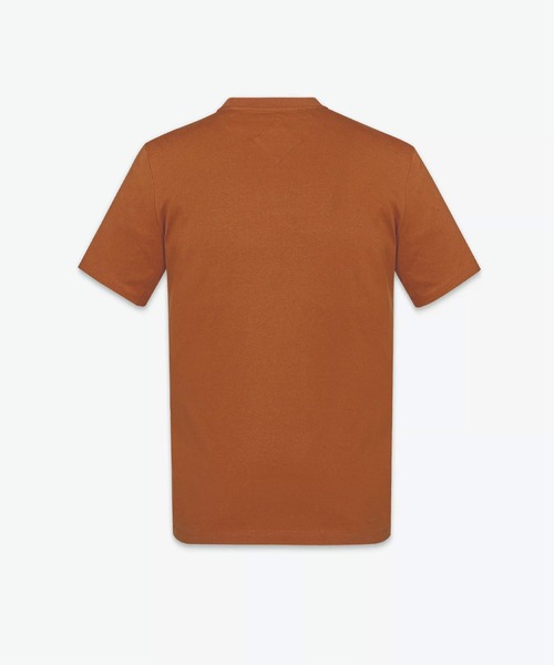 MCM(エムシーエム)の「シルケット ロゴ Tシャツ ジップポケット付き(Tシャツ/カットソー・メンズ・ブラウン/ブラック・MEDIUM/LARGE)」の4枚目の写真