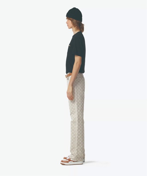 MCM(エムシーエム)の「シルケット ロゴ Tシャツ ジップポケット付き(Tシャツ/カットソー・メンズ・ブラウン/ブラック・MEDIUM/LARGE)」の6枚目の写真