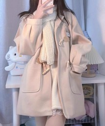 Lace Ladies（レースレディース）の「ウールライク ミドル丈 ダッフル コート（ダッフルコート）」