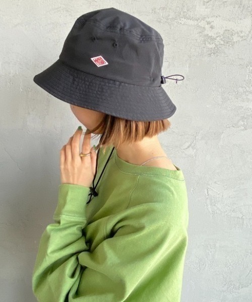 新品タグ付き★ダントン★ポリエステルストレッチバケットハット DANTON/ダントン] ポリエステルストレッチバケットハット