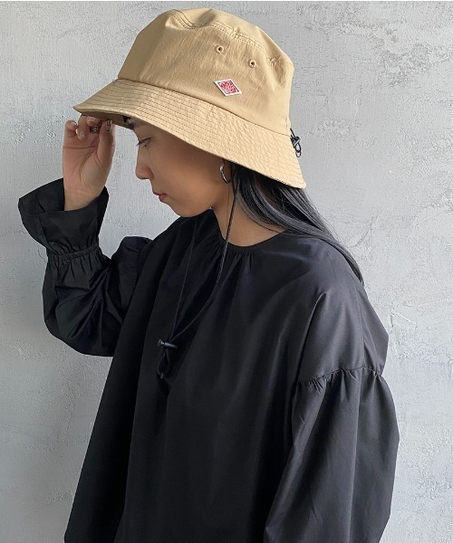 DANTON（ダントン）の「[DANTON/ダントン] ポリエステルストレッチバケットハット（ハット・レディース・ブラック/アイボリー/ベージュ/チャコール・F）」の15枚目の写真