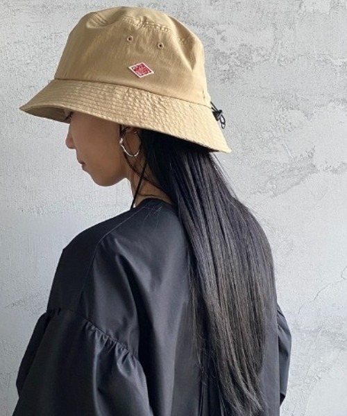 DANTON（ダントン）の「[DANTON/ダントン] ポリエステルストレッチバケットハット（ハット・レディース・ブラック/アイボリー/ベージュ/チャコール・F）」の13枚目の写真