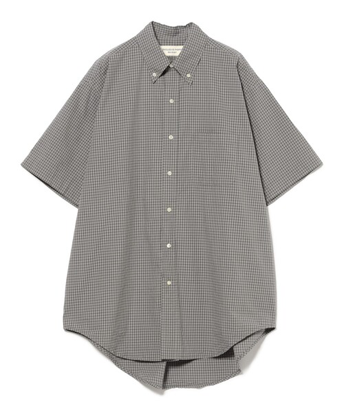 BEAMS　BOY ビームスボーイ　 チェック　カットソー　シャツ セール】ボーイ チェック ビッグ ボタンダウン シャツ（シャツ