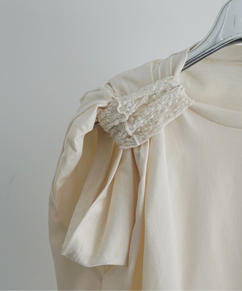 BASERANGE(ベースレンジ)の「BASERANGE RODO TEE SHIRT(Tシャツ/カットソー・レディース・ライトベージュ・X-SMALL)」の2枚目の写真