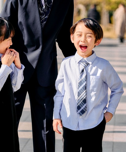 FOUND GOOD（ファウンドグッド）の「O/レギュラーシャツ（シャツ/ブラウス・キッズ・ホワイト系5/ブルー系・130cm/120cm/110cm）」の6枚目の写真