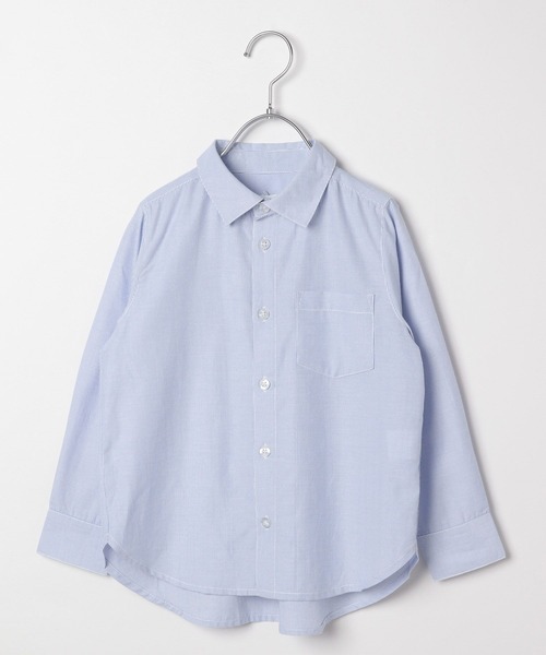 FOUND GOOD（ファウンドグッド）の「O/レギュラーシャツ（シャツ/ブラウス・キッズ・ホワイト系5/ブルー系・130cm/120cm/110cm）」の8枚目の写真