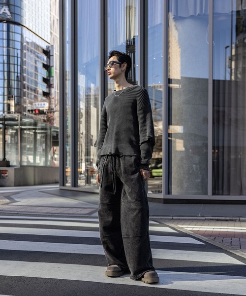 RHUDE ルード チェック クロップド ニット RHUDE ルード チェック クロップド ニット