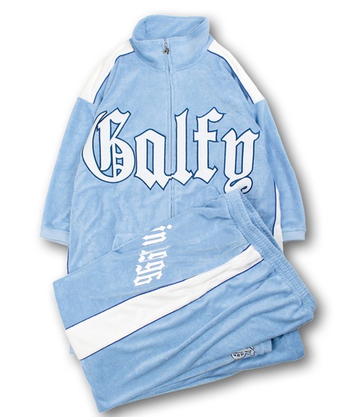 GALFY ガルフィー セットアップ メンズ 賛否両論 光沢 ナイロン
