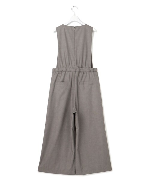 J.PRESS YORK STREET(ジェイプレスヨークストリート)の「【WOMEN】ポリエステルレーヨンツイル オールインワン(つなぎ/オールインワン・レディース・グレー系/ブラウン系/ライトグレー系・F)」の9枚目の写真