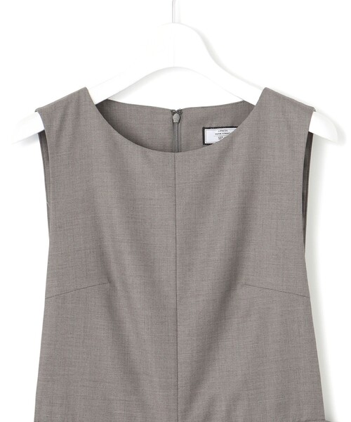 J.PRESS YORK STREET(ジェイプレスヨークストリート)の「【WOMEN】ポリエステルレーヨンツイル オールインワン(つなぎ/オールインワン・レディース・グレー系/ブラウン系/ライトグレー系・F)」の10枚目の写真