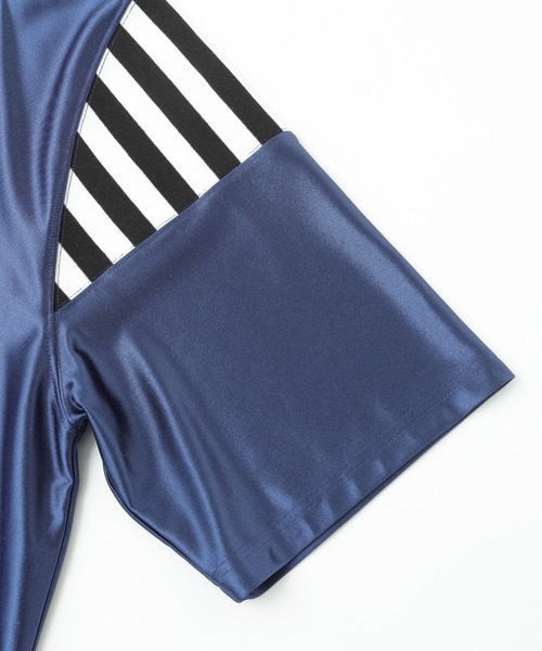 ROSE BUD（ローズバッド）の「(OKIRAKU×ROSEBUD)「アポリア」ライン リブ レーススカートドレス（ワンピース・レディース・ブルー/ベージュ・ONE SIZE）」の14枚目の写真