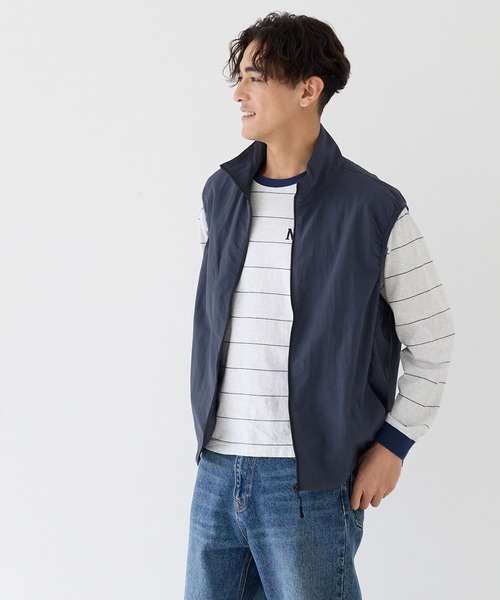 coca(coca)(コカ)の「ワッシャーナイロンユーティリティベスト(ベスト・メンズ・アイボリー/ネイビー/カーキ/ブラック・XL/L/M)」の13枚目の写真