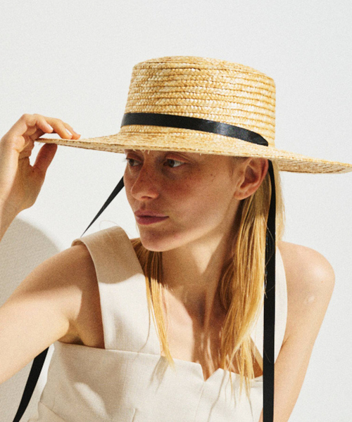 Benelli Montacone(ベネリモンタコーネ)の「【Benelli Montacone/ベネリモンタコーネ】リボン付きHAT(ハット・レディース・ブラック/ブラウン・フリー)」の4枚目の写真