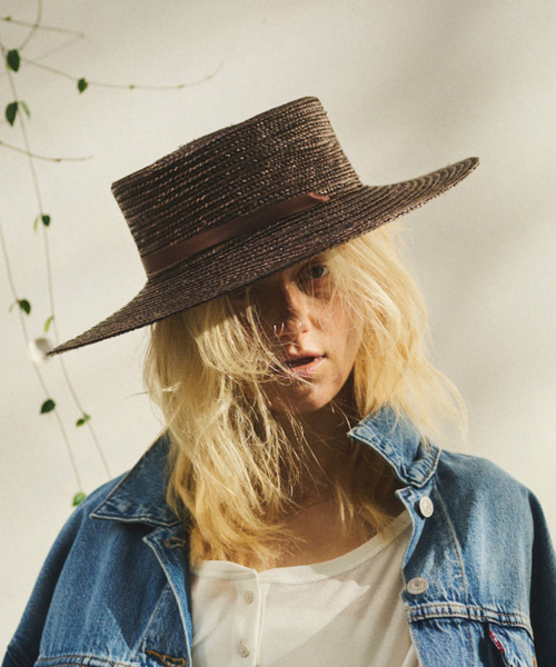 Benelli Montacone(ベネリモンタコーネ)の「【Benelli Montacone/ベネリモンタコーネ】リボン付きHAT(ハット・レディース・ブラック/ブラウン・フリー)」の6枚目の写真