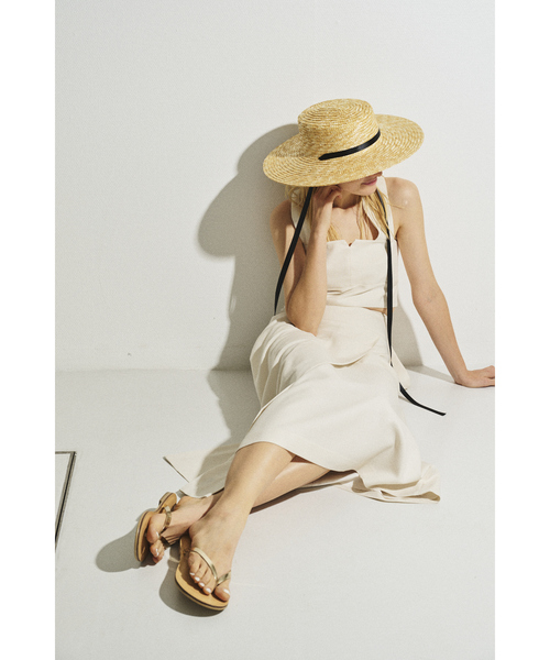 Benelli Montacone(ベネリモンタコーネ)の「【Benelli Montacone/ベネリモンタコーネ】リボン付きHAT(ハット・レディース・ブラック/ブラウン・フリー)」の12枚目の写真