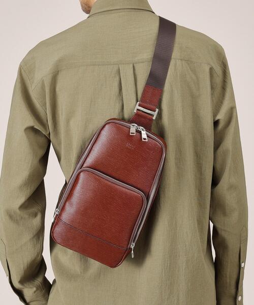 セール】水シボレザーワンショルダーバッグ（ショルダーバッグ