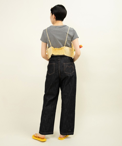 Dot&Stripes CHILD WOMAN(ドットアンドストライプス チャイルドウーマン)の「ナイロンフリルティアード キャミブラウス(シャツ/ブラウス・レディース・イエロー/ピンク・FREE)」の15枚目の写真