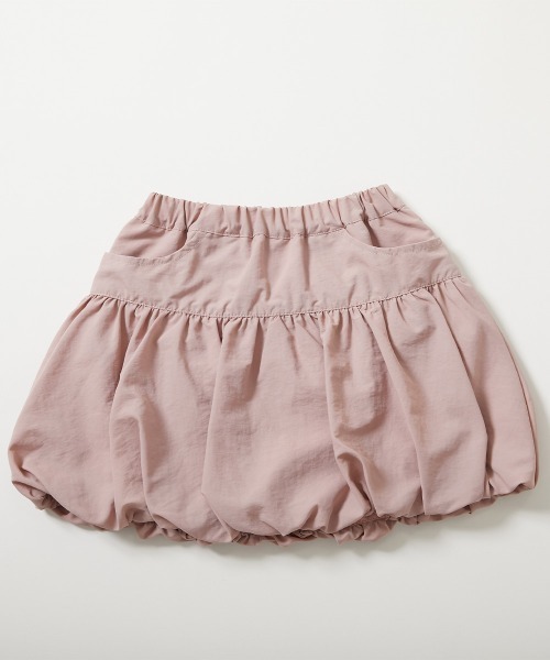 devirock(デビロック)の「水はじく 撥水 ナイロン バルーンギャザースカート(インパン付き)(スカート・キッズ・ライトグレー/ブラック/ピンク系3・100cm/110cm/120cm/130cm/140cm/150cm/160cm)」の14枚目の写真