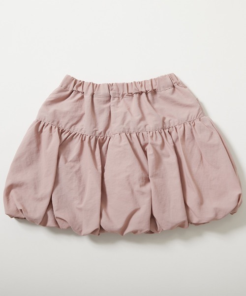 devirock(デビロック)の「水はじく 撥水 ナイロン バルーンギャザースカート(インパン付き)(スカート・キッズ・ライトグレー/ブラック/ピンク系3・100cm/110cm/120cm/130cm/140cm/150cm/160cm)」の15枚目の写真