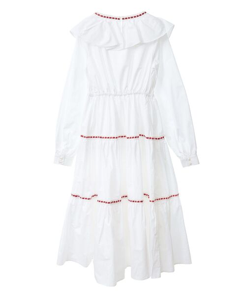 Areeam（アリーム）の「配色リボンティアードワンピース（ワンピース・レディース・グリーン系その他2/オフホワイト・FREE）」の21枚目の写真