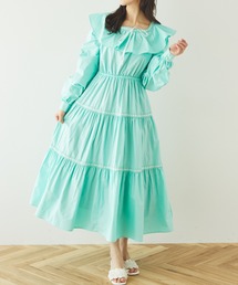 Areeam | 配色リボンティアードワンピース(ワンピース)