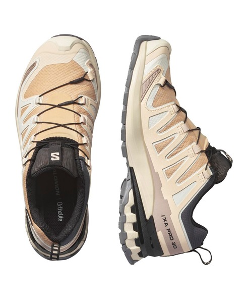 SALOMON（サロモン）の「SALOMON/サロモン レディース スニーカー 防水 ゴアテックス XA PRO 3D V9 GTX W L47817600（スニーカー・レディース・ベージュ系その他・23.5cm/24.5cm/23.0cm/24.0cm/25.0cm）」の6枚目の写真