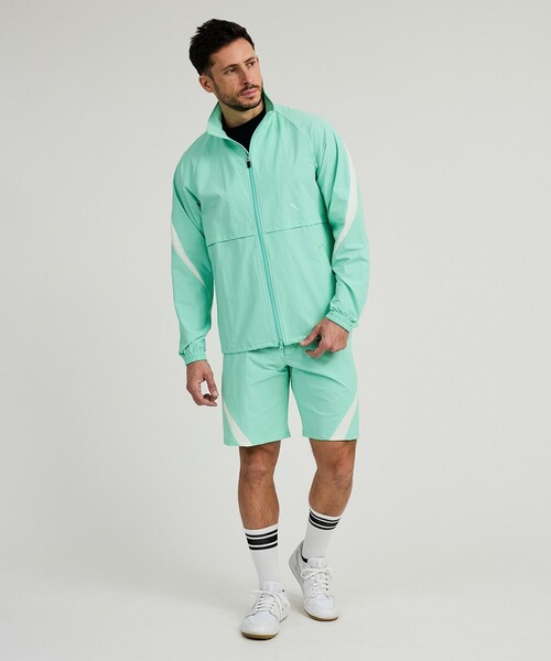 Saturdays Golf（サタデーズゴルフ）の「Nylon 4way Stretch Blouson（ブルゾン・メンズ・ブラック/ライトグリーン・S/M/L/XL）」の8枚目の写真