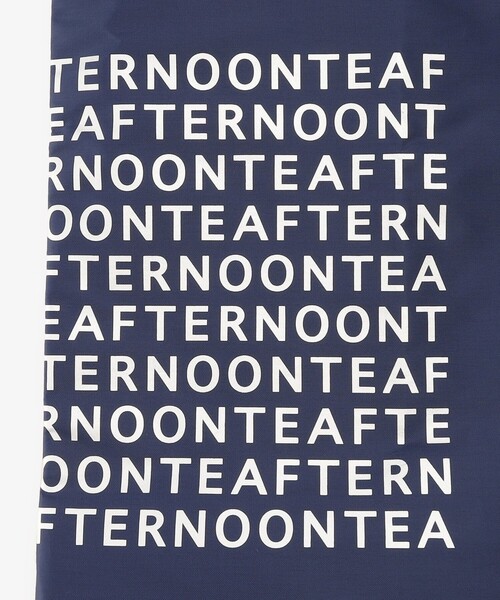 Afternoon Tea(アフタヌーンティー)の「ロゴ抗菌保冷横型ショッピングバッグ(エコバッグ/サブバッグ・レディース・ネイビー・ONE SIZE)」の7枚目の写真