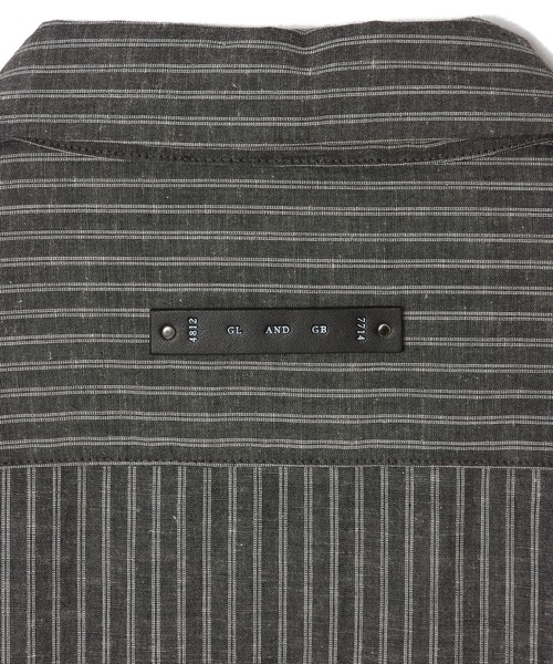 CRIMIE（クライミー）の「STRIPE SPRING SHIRT（シャツ/ブラウス・メンズ・ホワイト/ブラック・XXL/XL/L/M/S）」の4枚目の写真