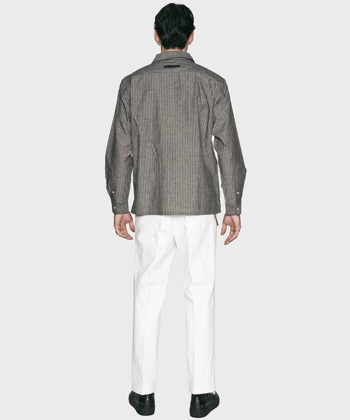 CRIMIE（クライミー）の「STRIPE SPRING SHIRT（シャツ/ブラウス・メンズ・ホワイト/ブラック・XXL/XL/L/M/S）」の10枚目の写真