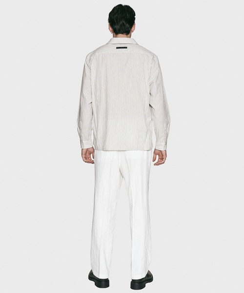 CRIMIE（クライミー）の「STRIPE SPRING SHIRT（シャツ/ブラウス・メンズ・ホワイト/ブラック・XXL/XL/L/M/S）」の14枚目の写真