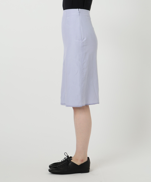 Charles Chaton（シャルルシャトン）の「over midi skirt（スカート・レディース・アイボリー/サックスブルー・36/34）」の6枚目の写真