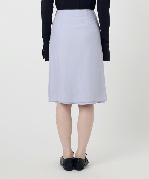 【完売品】Charles Chaton bow パンツ 34 ホワイト セール】over midi skirt（スカート）｜Charles Chaton