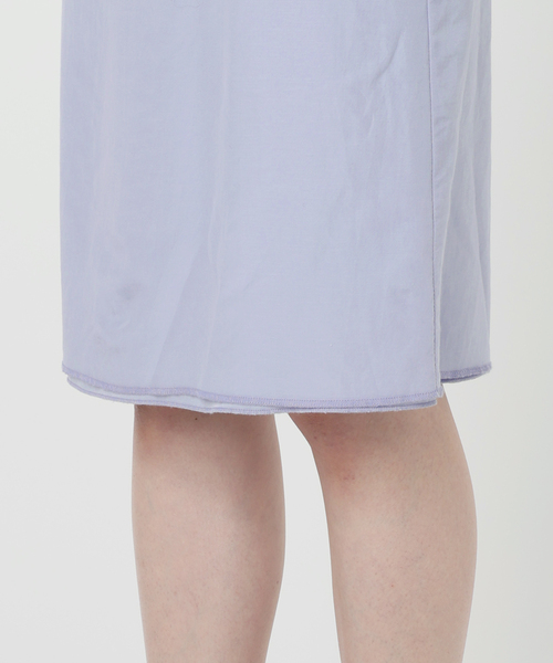 Charles Chaton（シャルルシャトン）の「over midi skirt（スカート・レディース・アイボリー/サックスブルー・36/34）」の10枚目の写真