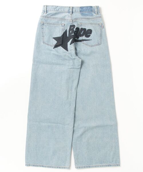 BAPE STA EMBROIDERY BAGGY DENIM PANTS（デニムパンツ）｜A BATHING