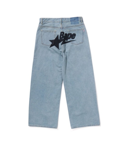 BAPE STA EMBROIDERY BAGGY DENIM PANTS（デニムパンツ）｜A BATHING