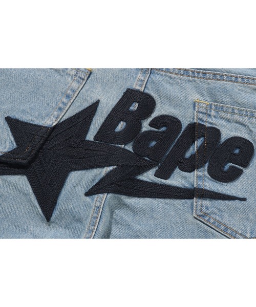 BAPE STA EMBROIDERY BAGGY DENIM PANTS（デニムパンツ）｜A BATHING