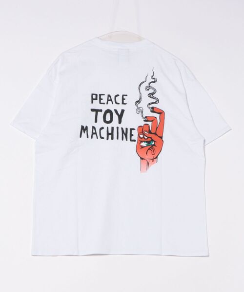 TOY　MACHINE（トイ　マシーン）の「【ムラサキスポーツ限定】TOY MACHINE/トイマシーン 半袖Tシャツ ビッグシルエット バックプリント Tシャツ MTMSFST11（Tシャツ/カットソー・メンズ・ホワイト/ブラック・L/M/XL）」の11枚目の写真