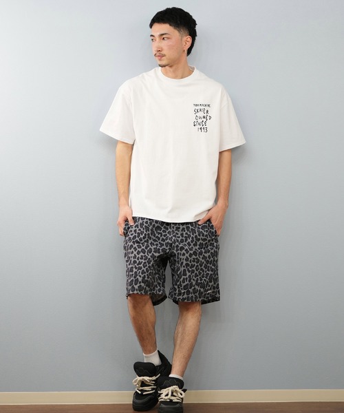 TOY　MACHINE（トイ　マシーン）の「【ムラサキスポーツ限定】TOY MACHINE/トイマシーン 半袖Tシャツ ビッグシルエット バックプリント Tシャツ MTMSFST11（Tシャツ/カットソー・メンズ・ホワイト/ブラック・L/M/XL）」の5枚目の写真