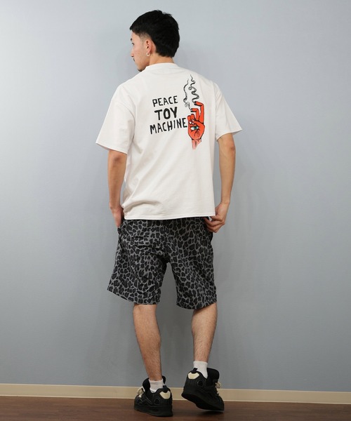 TOY　MACHINE（トイ　マシーン）の「【ムラサキスポーツ限定】TOY MACHINE/トイマシーン 半袖Tシャツ ビッグシルエット バックプリント Tシャツ MTMSFST11（Tシャツ/カットソー・メンズ・ホワイト/ブラック・L/M/XL）」の6枚目の写真