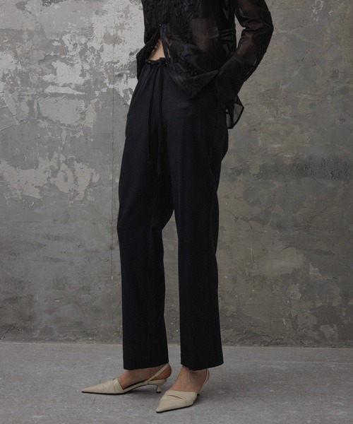 EMOELLE】ベルテッドスラックス アダム エ ロペ ADAM ET ROPE  