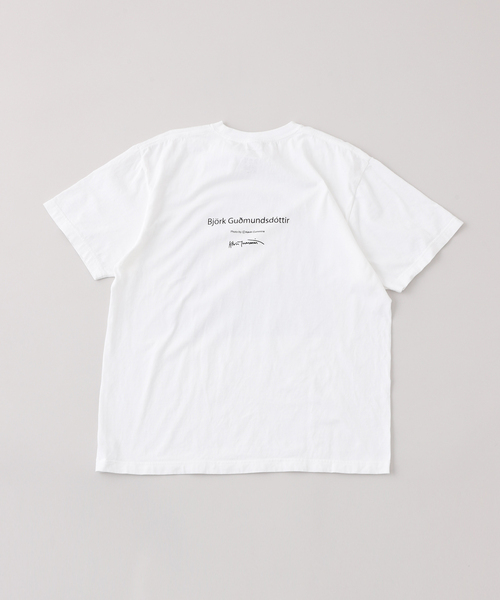 JOINT WORKS(ジョイントワークス)の「Bjork Guomundsdottir - S/S TEE(Tシャツ/カットソー・メンズ・スミクロ/ホワイト・X-LARGE/LARGE)」の4枚目の写真